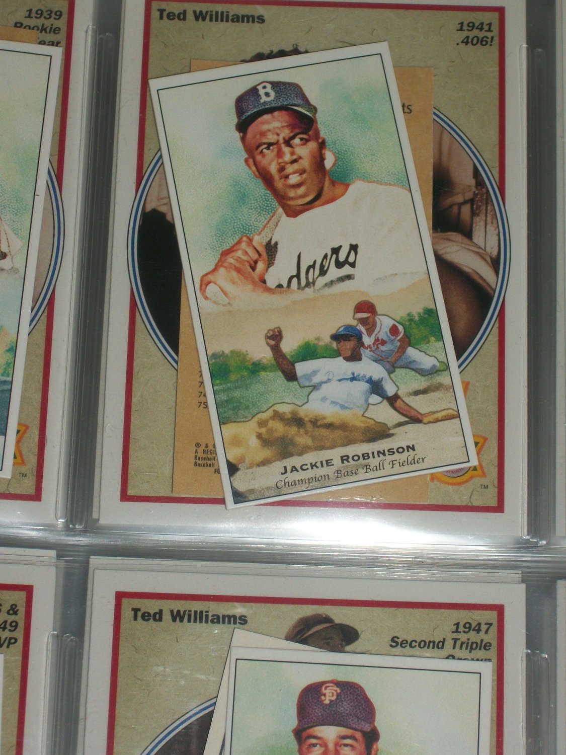 Jackie Robinson 2011 Topps Champions of Games+Sports baseball card