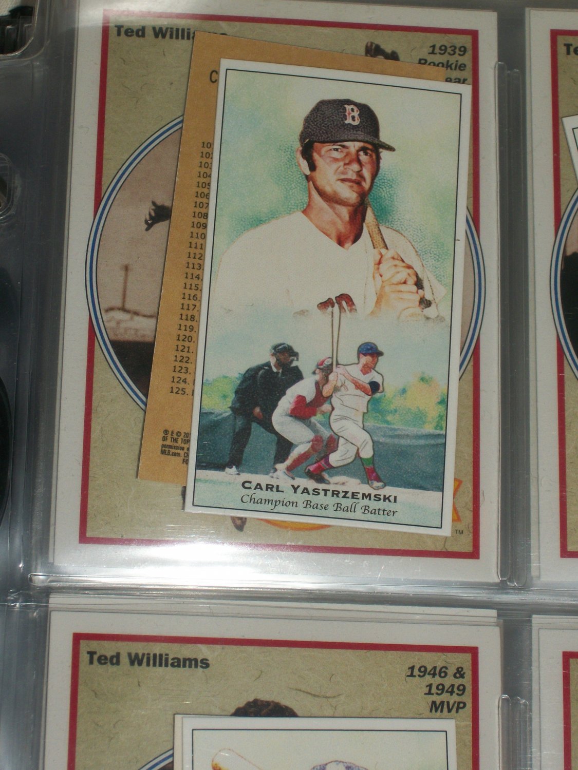 Carl Yastrzemski 2011 Topps Champions of Games+Sports Baseball Card