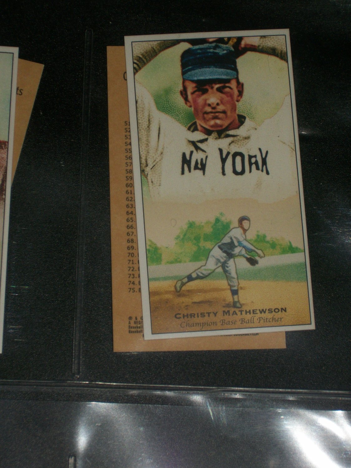 Christy Mathewson 2011 Topps Champions of Games+Sports baseball card