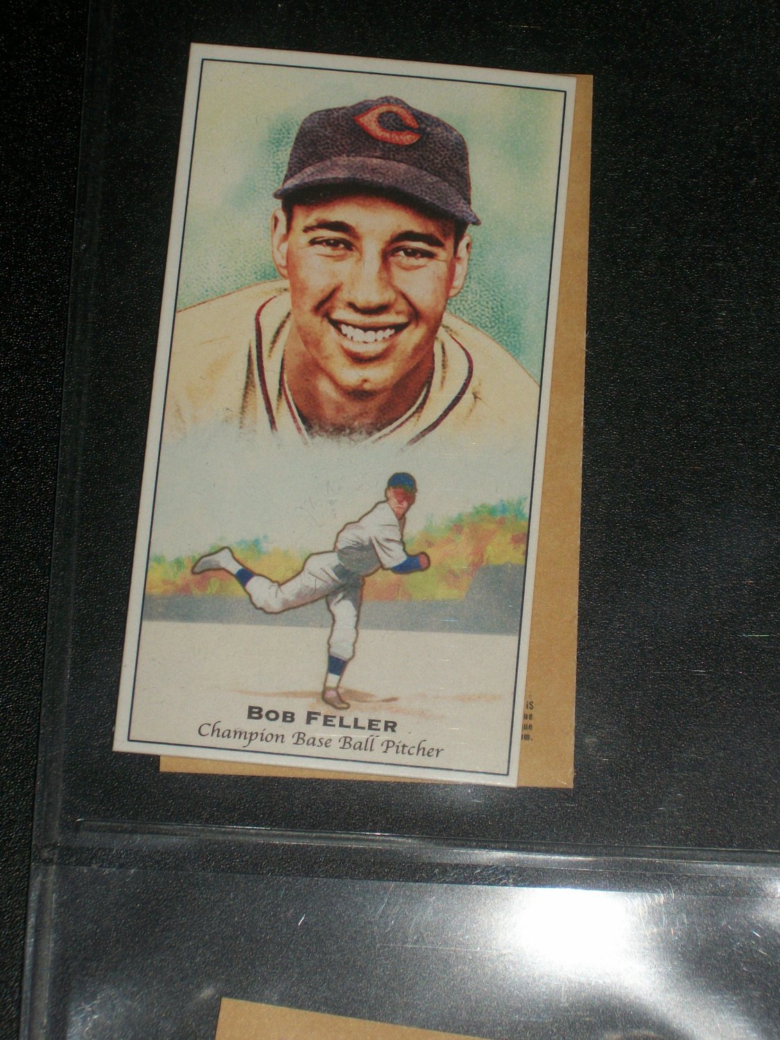 Bob Feller 2011 Topps Champions of Games+Sports insert baseball cards