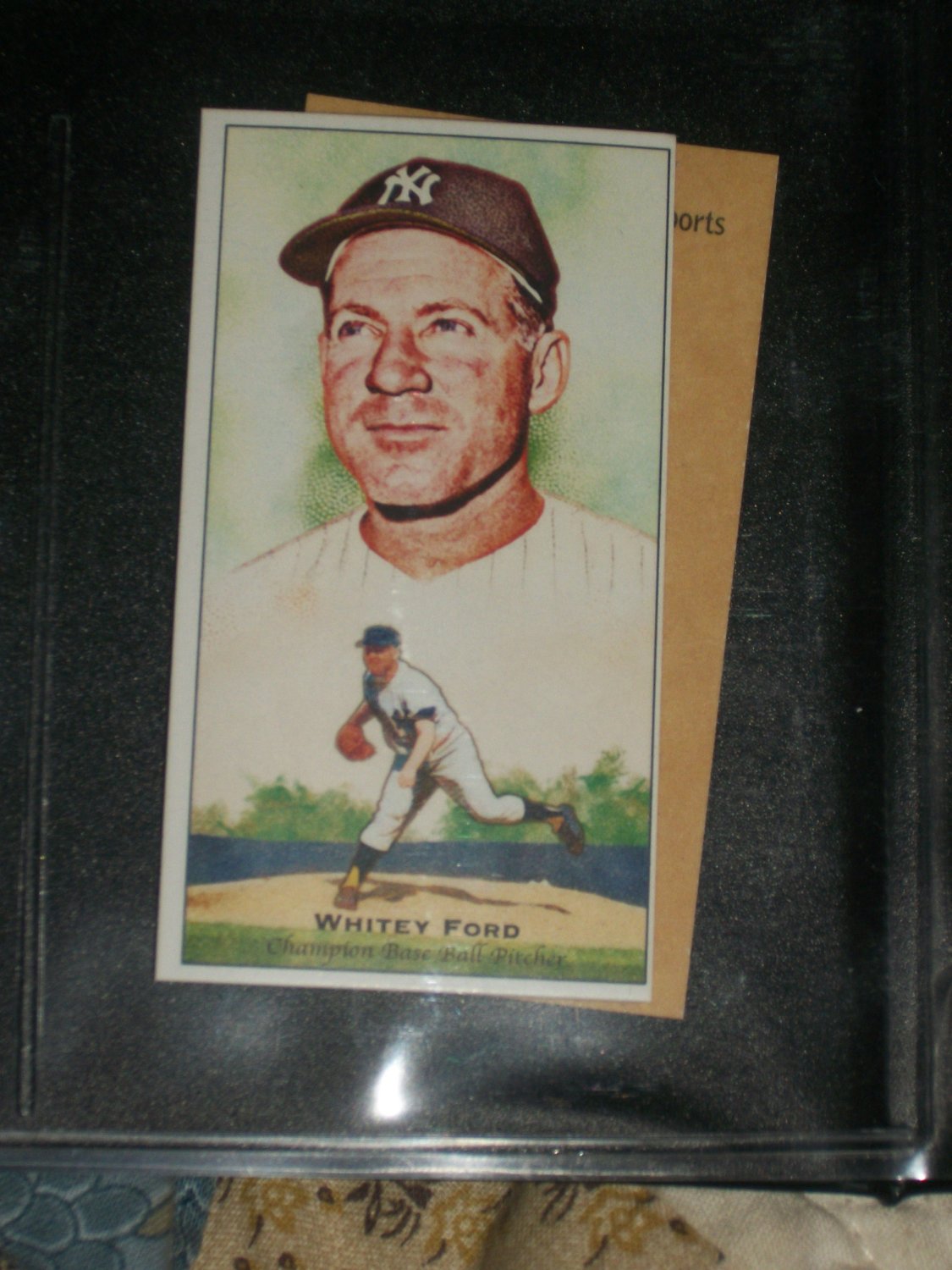 Whitey Ford 2011 Topps Champions of Games+Sports baseball cards