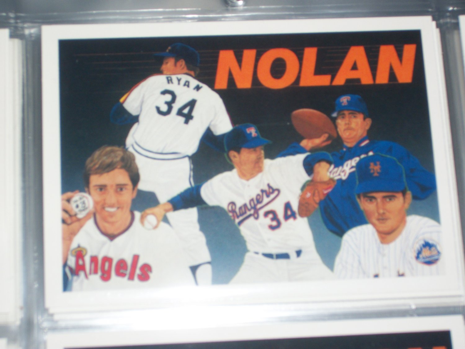 Nolan Ryan 1990 UD Baseball Heroes Insert #18/18- Checklist