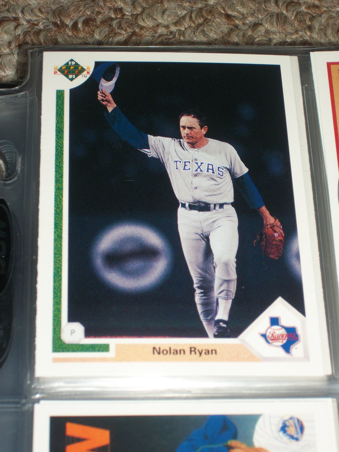 Nolan Ryan 1991 UD baseball card