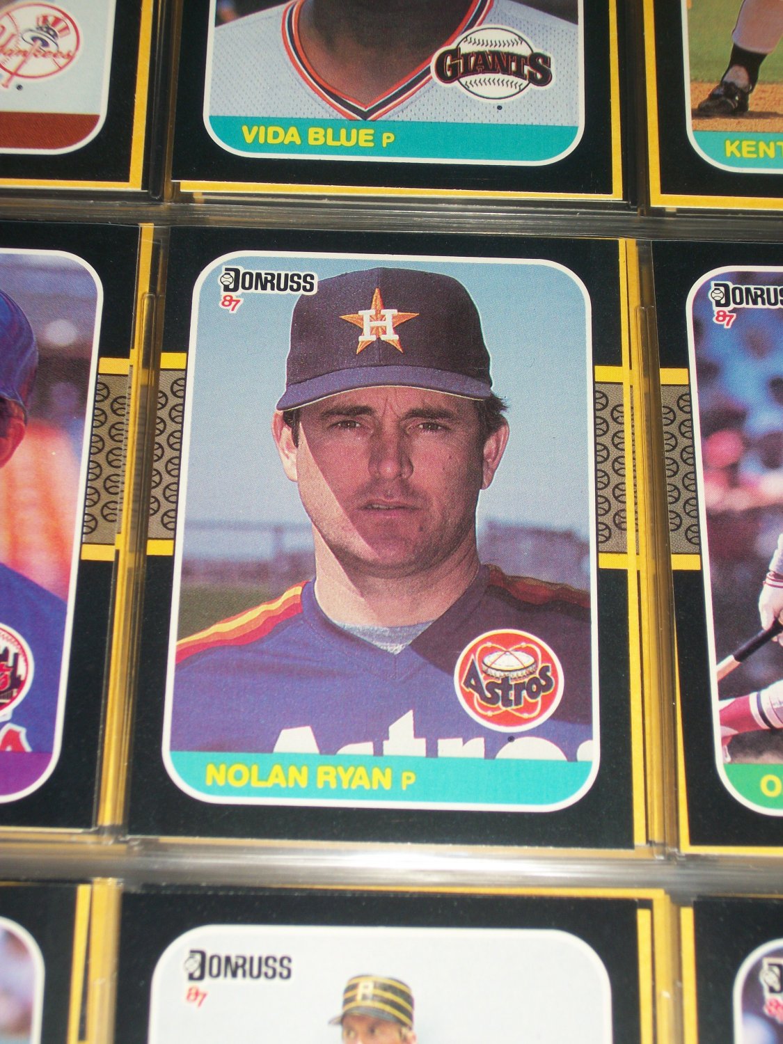 Nolan Ryan 87 Donruss baseball card