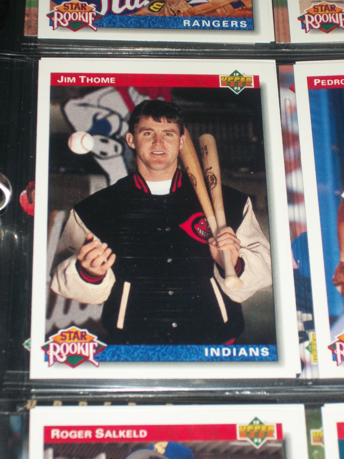 Jim Thome Upper Deck Star Rookie Baseball Card