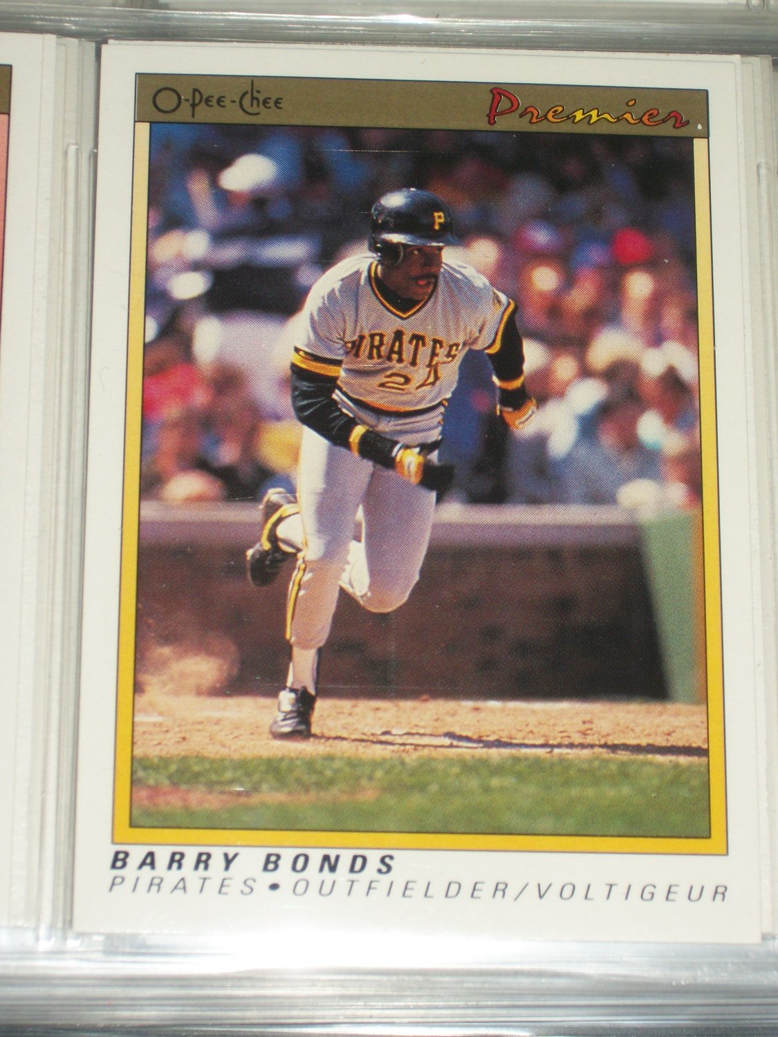 Barry Bonds 91 O-Pee-Chee baseball card