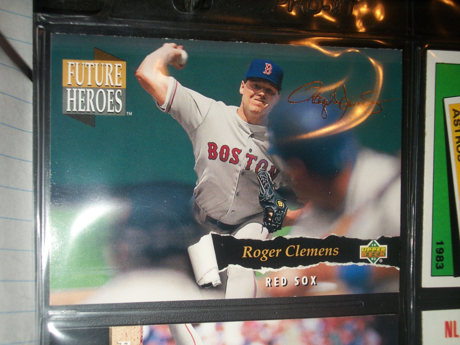 Roger Clemens 93 Upper Deck "Future Heroes" RARE baseball card
