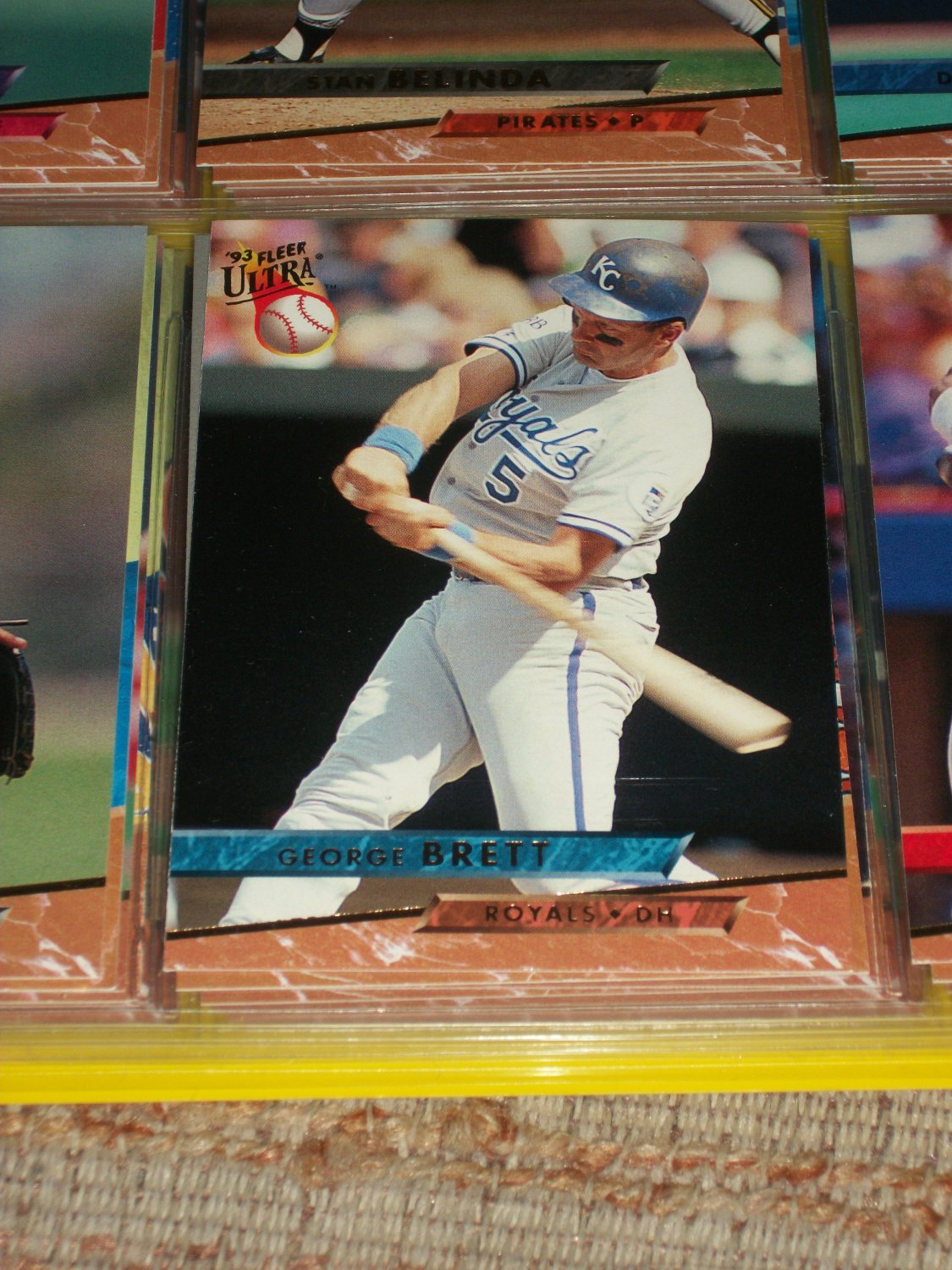 Brett 93 fleer ultra baseball card