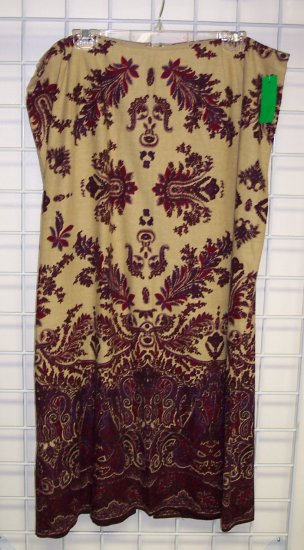 Beautiful NWOT Maggie McNaughton Floral Print Pencil Skirt Size 18W 154-9 Once Is Never Enough