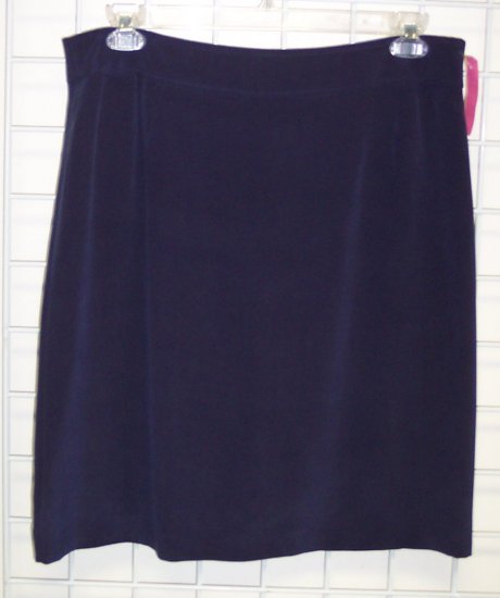 Beautiful Lined Pursuits, Ltd Navy Pencil Skirt Size 16 Once Is Never Enough