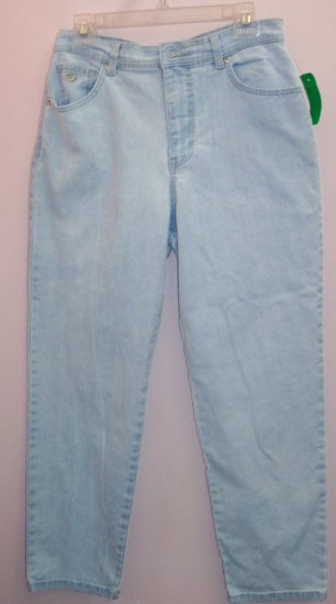Gloria Vanderbilt Light Blue Denim Jeans Size 12P 176-544 Once Is Never Enough
