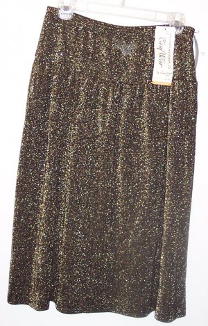 NWT Vintage Easy Wear by Bonne Petite Full Knit Skirt ~ Size 14P 337-26 Once Is Never Enough