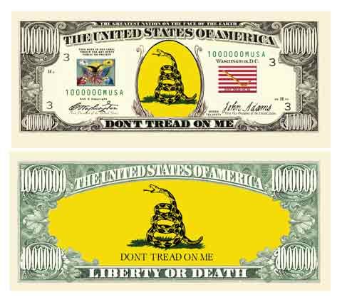 (10) DON'T TREAD ON ME - TEA PARTY BILLS