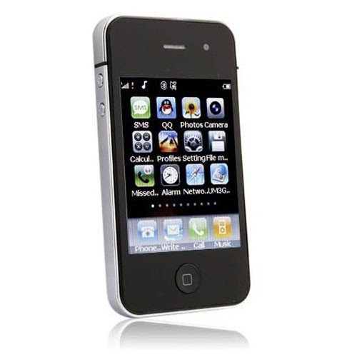 Fashionable 3.2 Inch LCD Dual SIM Card Touchscreen Quad Band Cellphone