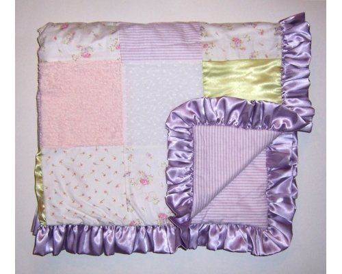 Satin Baby Crib Quilt