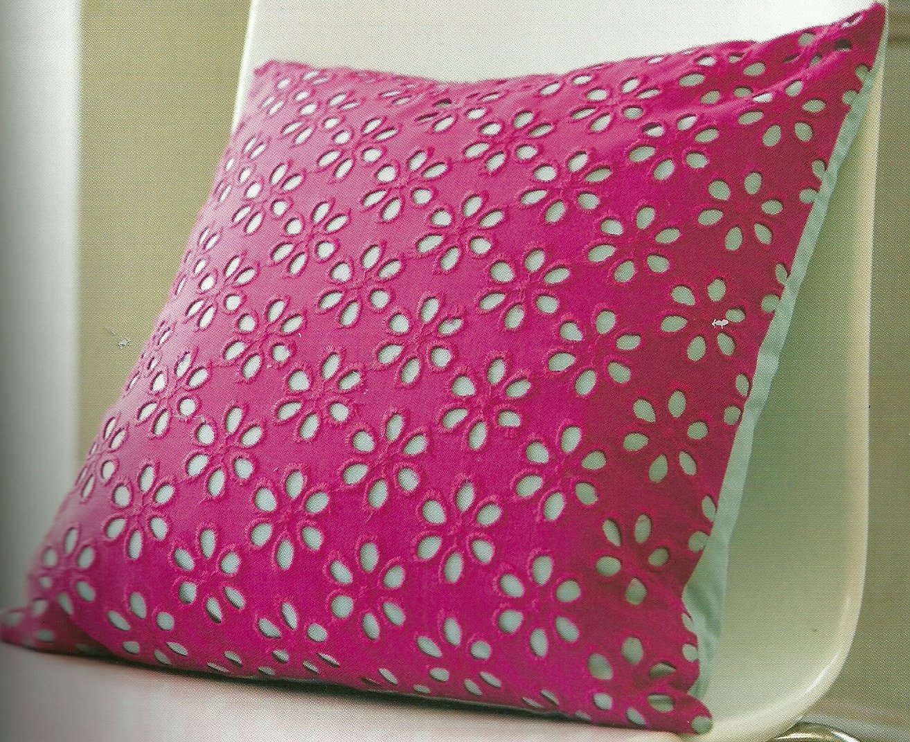 Eyelet Pillow Cover