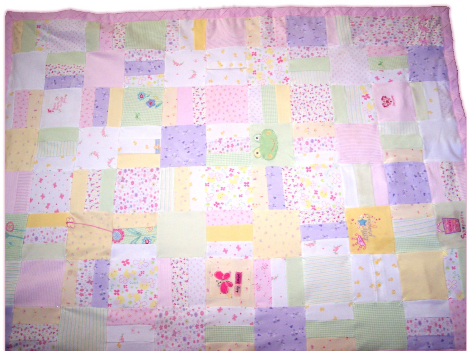 Handmade Little Girls Bedroom Quilt