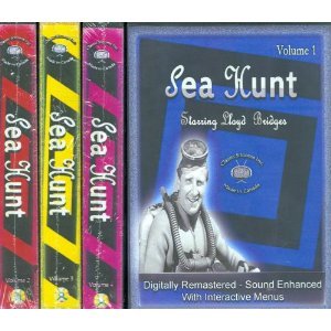 Sea Hunt Starring Lloyd Bridges-39 DVD Set-Volumes 1-5-Interactive Menus, Chapter Stops