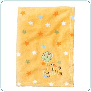 Tiny Tillia Yellow Room Blanket - Personalizable