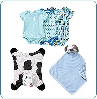 Tiny Tillia Blue Playtime Bundle (3, 6, 9 Months) - Personalizable