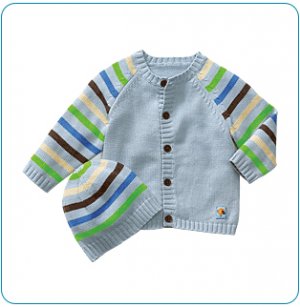 Tiny Tillia Blue Sweater + Hat Set (3-6 months)