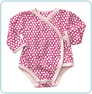 Tiny Tillia Pink Nail Protector Bodysuit (0-3 months)