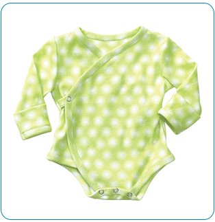 Tiny Tillia Green Nail Protector Bodysuit (0-3 months)