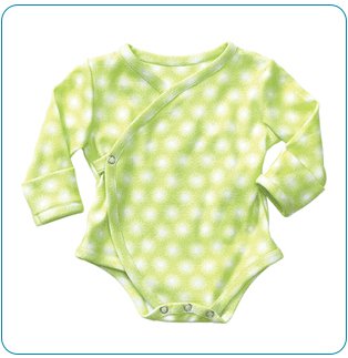 Tiny Tillia Green Nail Protector Bodysuit (3-6 months)