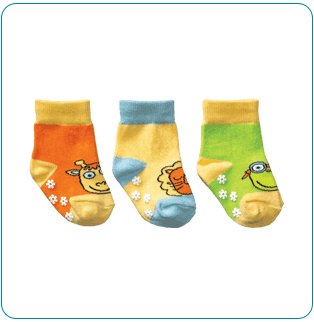 Tiny Tillia Yellow Novelty Sock Set (12-24 months)