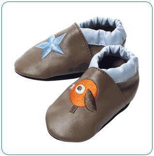 Tiny Tillia Brown Soft Shell Shoes (18-24 months)