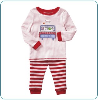 Tiny Tillia Pink Two-Piece Pajama Set (12-18 months)