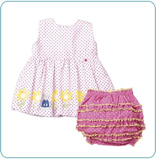 Tiny Tillia Spring Blooms Dress (3-6 months)