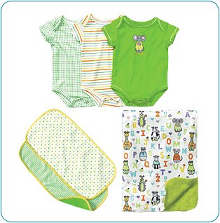 Tiny Tillia Green Bedtime Bundle (0-3 months)