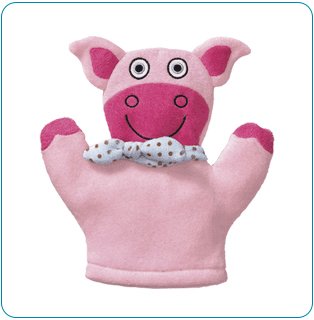 Tiny Tillia Dilly Pig Bath Mitt