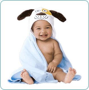 Tiny Tillia Duncan Dog Hooded Bath Towel