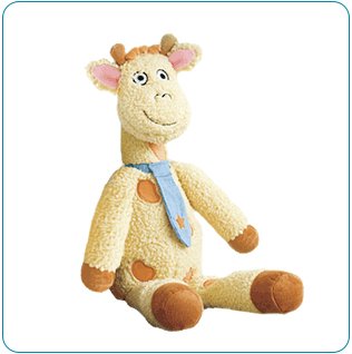 Tiny Tillia Sherpa Plush Toy - Ben Giraffe