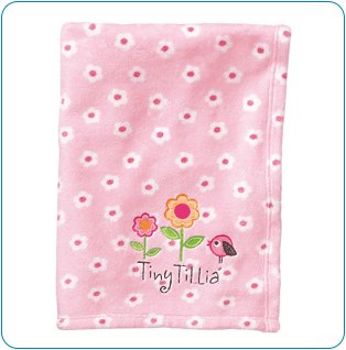 Tiny Tillia Pink Room Blanket - Personalizable