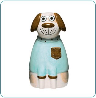 Tiny Tillia Duncan Dog Ceramic Bank