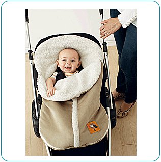 Tiny Tillia Sherpa Stroller Cover