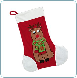 Tiny Tillia Reindeer Stocking