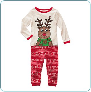 Tiny Tillia Reindeer PJ Set (6-12 months)