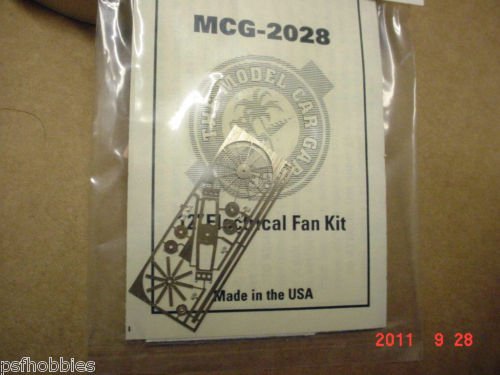 Model Car Garage 12" Electric fan Kit Photo Etched Kit 1/24 1/25 For Model Cars