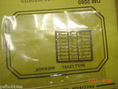 Detail Master Custom Scripts Photo Etched Model & Diecast Cars 1/25 1/24
