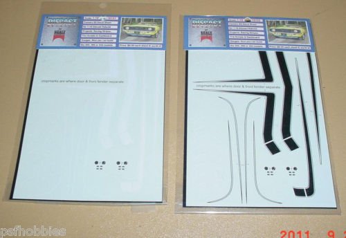Scale Motorsports 1/18 Camaro SS Decal Sheet Lane Ertl Route 61 454 396 350 Set