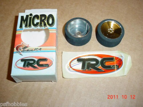 TRC Trinity Micro 1/18 Mount & Tru 17mm Magenta Wheels & Foam Rear Tires