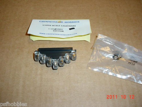 Chimneyville Hobbies 1/18 Vector Police Car Lightbar Ambulance Fire Commerical