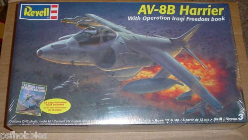 Revell 1/48 Harrier AV-8B w/ Operation Iraqi Freedom Book Plastic Model Kit
