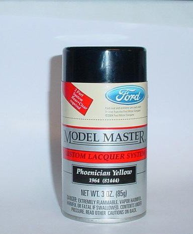 Testors Model Master Phoenician Yellow Ford Lacquer 3oz Spray Model Car Paint