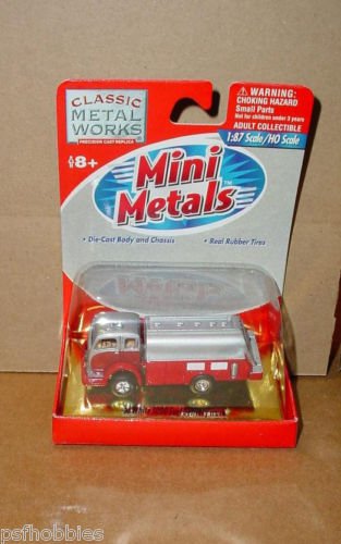Classic Metal Works Mini Metals 1953 White 3000 Fuel Delivery Truck HO 1/87 Slvr
