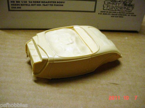 Jimmy Flintstone Resin 1934 Ford Roadster Body For Revell Model Kit # 7647 1/25
